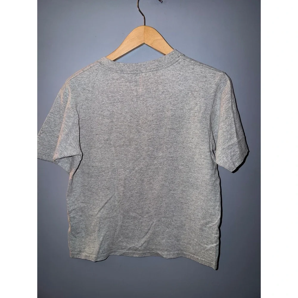 Soffe Kansas Jayhawks T‎ Shirt Youth Large Gray Property Of Kansas NCAA Tee